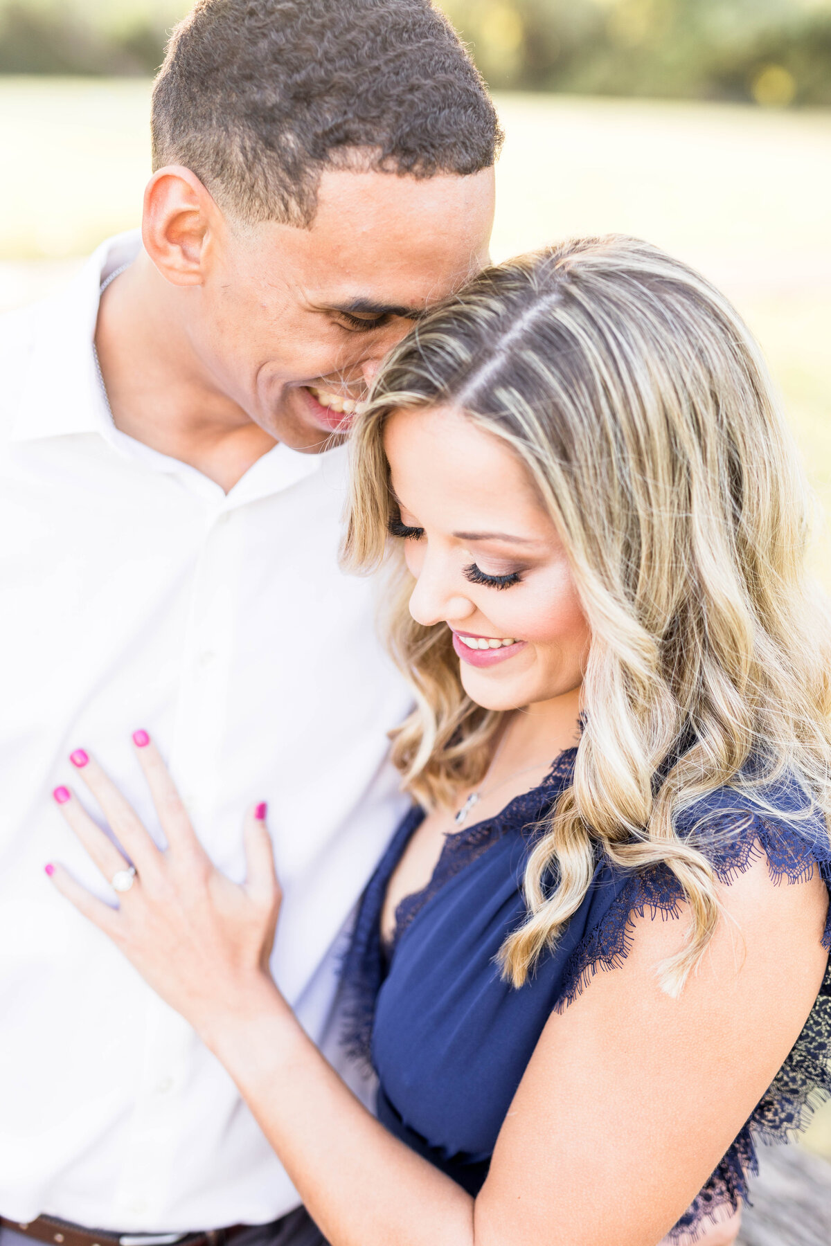 Light and Airy Engagement Session at A.W. Perry