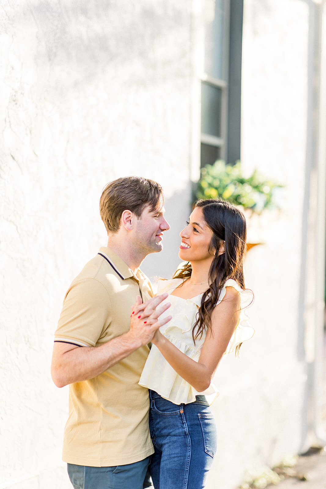German village engagement session in columbus ohio
