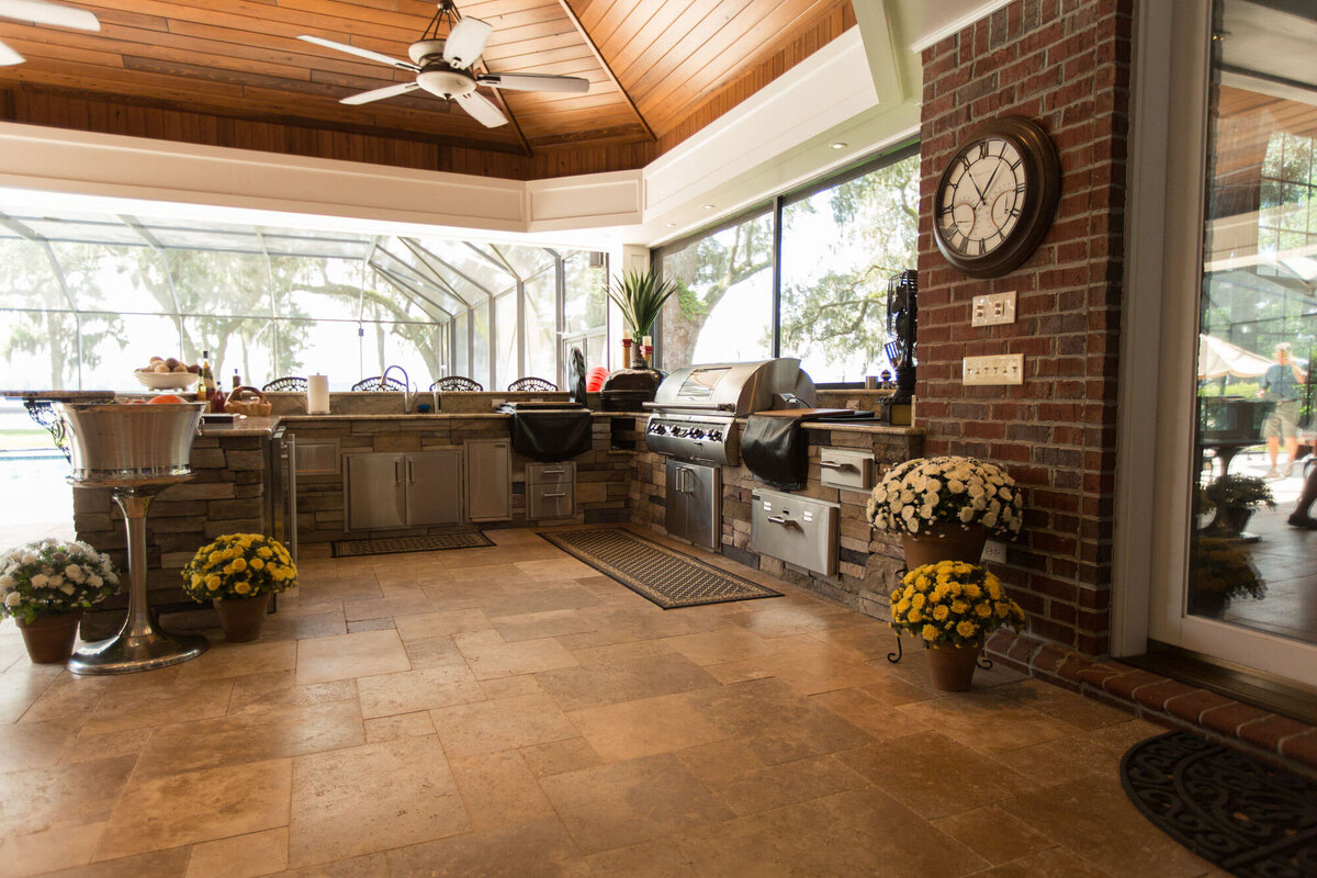 Custom outdoor kitchen Jacksonville FL