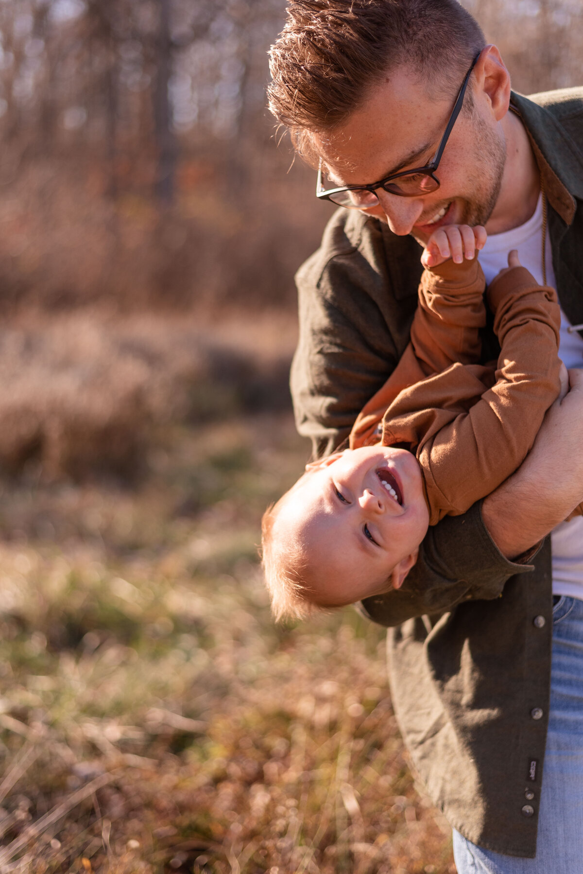 ouabache state park father son family photographer northeast indiana