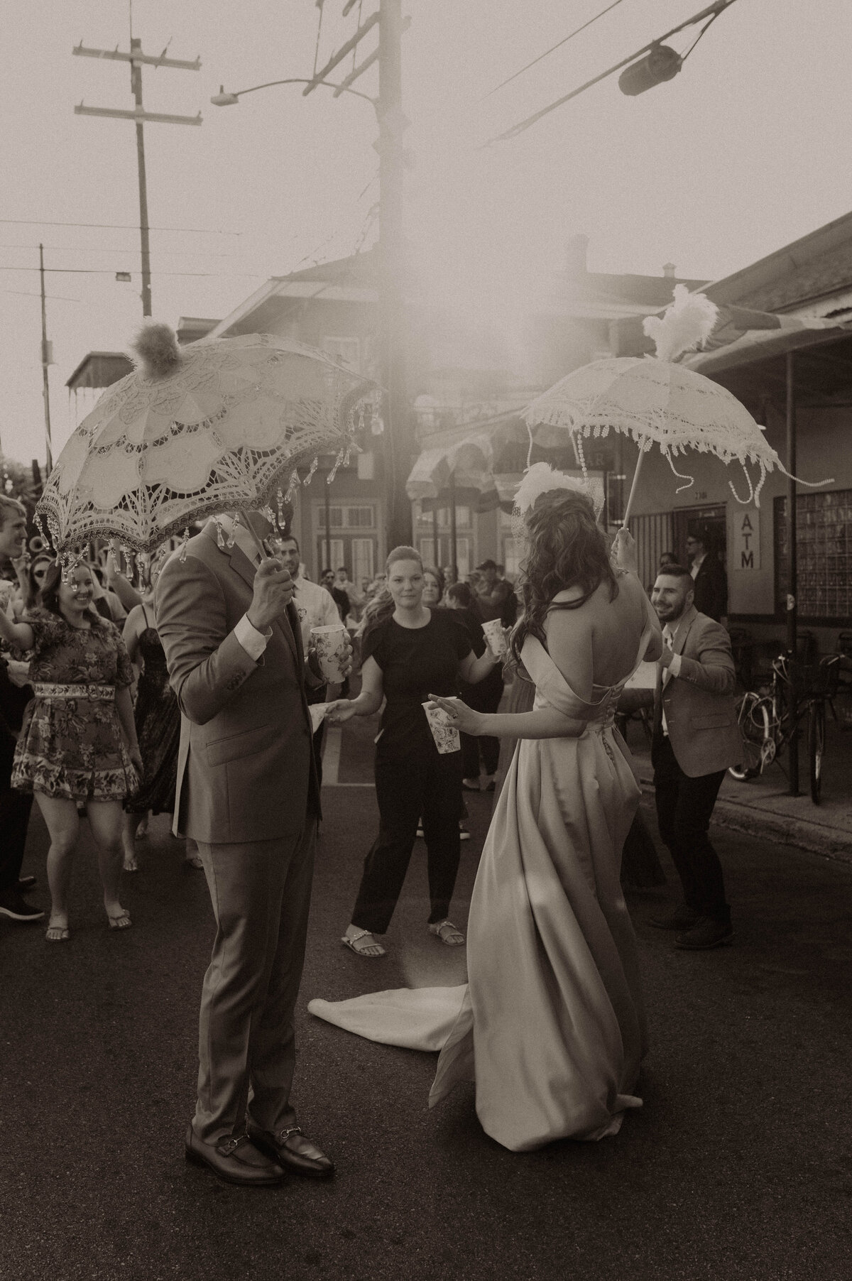 Hotel Peter and Paul wedding photographer second line