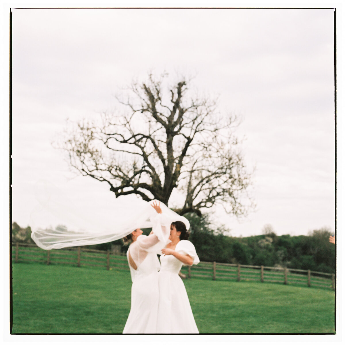 Medium format couple portrait, analogue wedding photography from The Falkenburgs