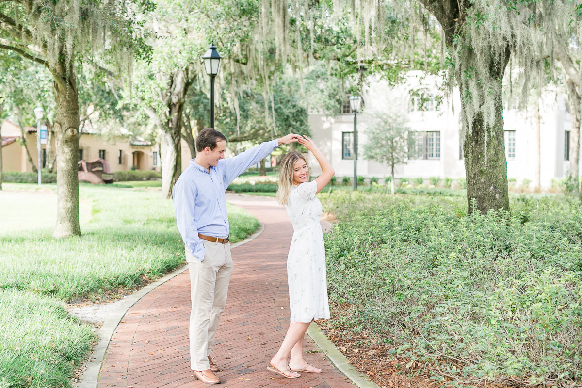 Isleworth Country Club wedding | Isleworth wedding photographer | Enagement session at Rollins College_-12