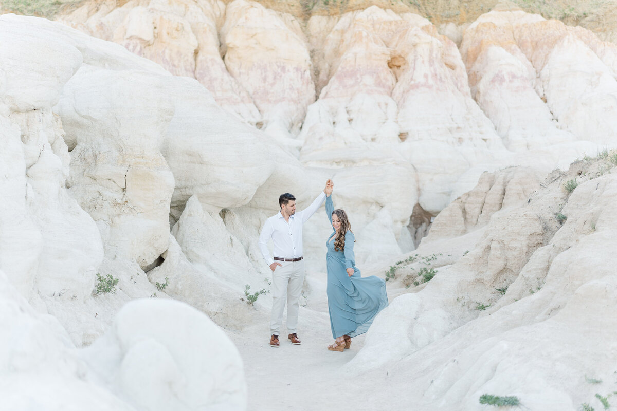 Paint Mines Interpretive Park El Paso Colorado Engagement Session Light and Airy Romantic Pictures Elena Spraguer Photography 0013
