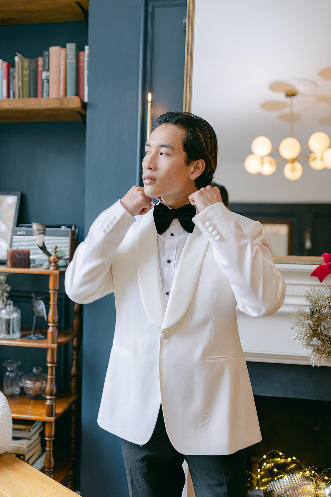 141 - Christmas Elopement Photo Shoot - Tall House On The Square -  Maila Enea Events  - Joana Senkute Photography - London