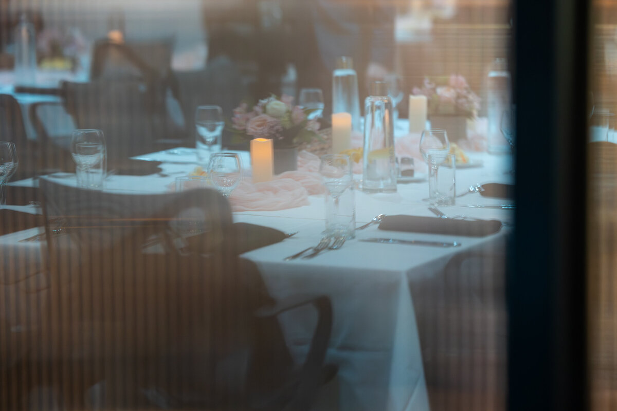 Événement de réseautage Décoration de table chez McCarthy Tetrault