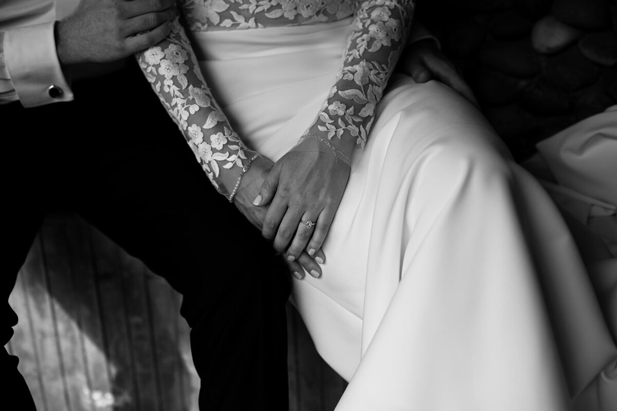 Bride and Groom at Roche Harbor Resort