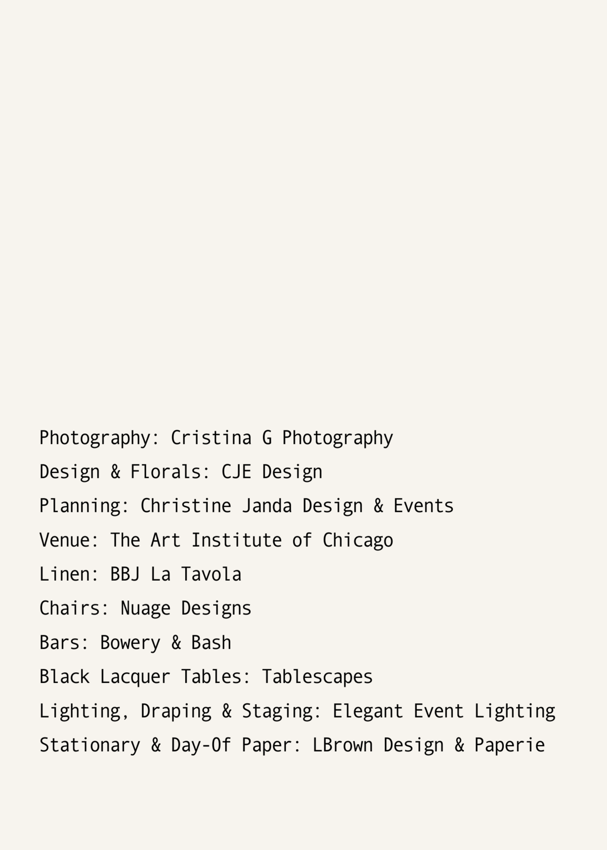 Christine & Blake