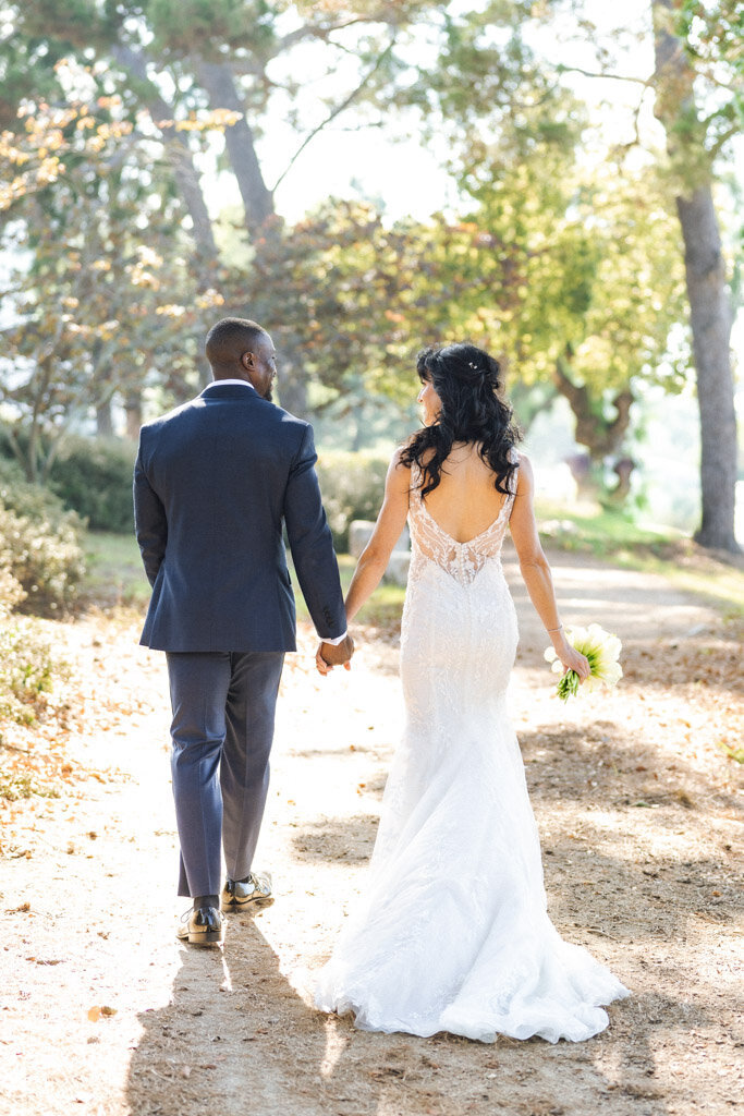 Couple Walking Hand in Hand in Nature