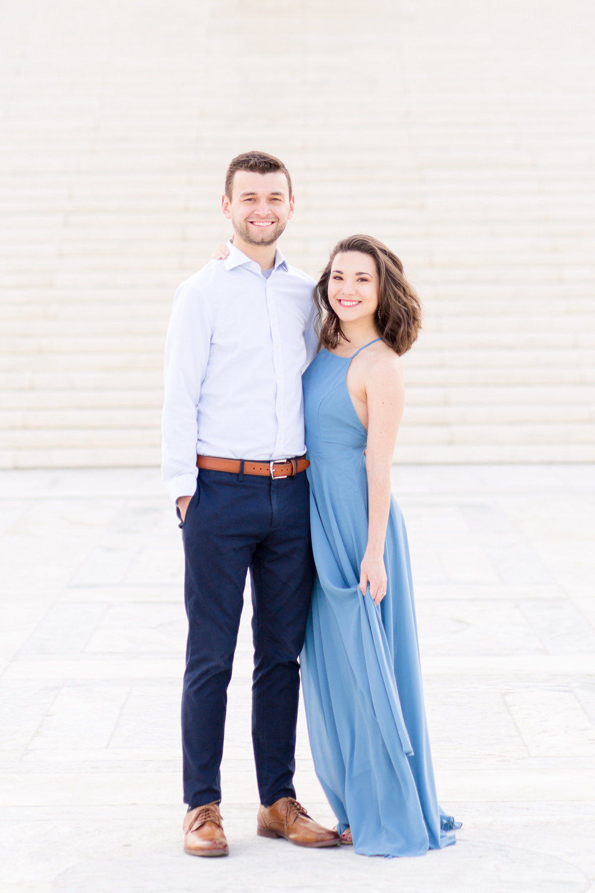 Deanna & Grant | Capital Building Engagement Session | DC Wedding Photographer | Taylor Rose Photography-33