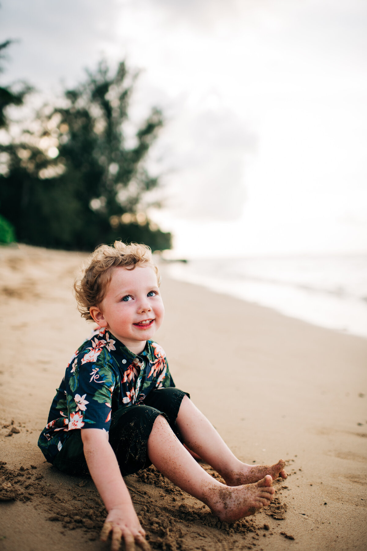 kauai family photographer anini beach - 3