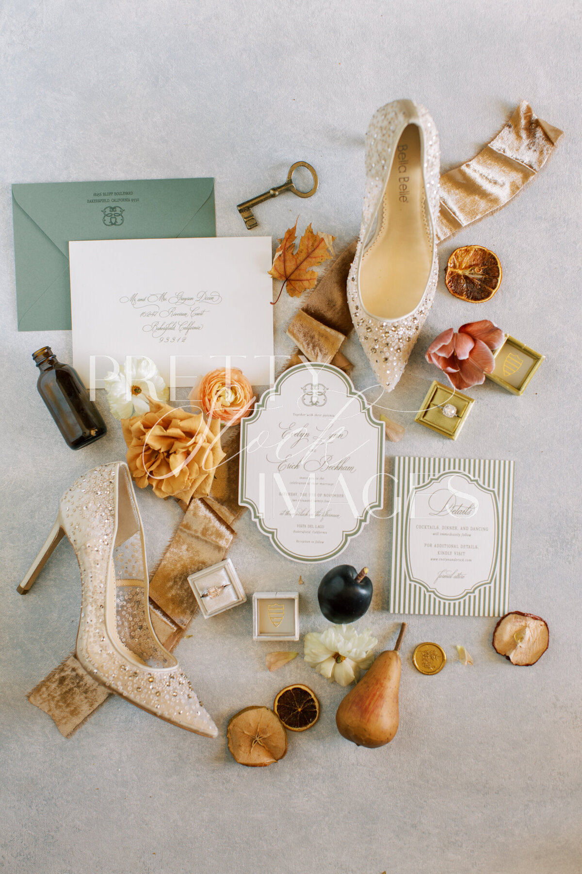 Pretty Stock Images - Fall Wedding Flat Lay-089