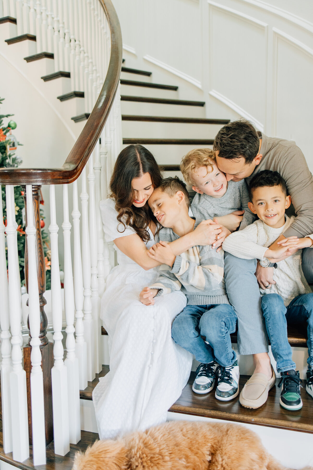 In-home family session taken in Dallas Texas