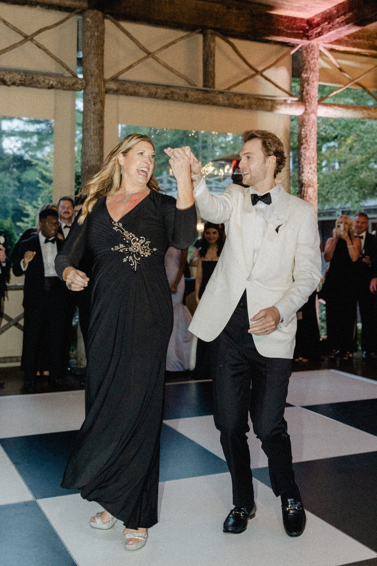 Bride and Groom at Chattooga Club Cashiers NC by Wedding Photographer Nick Francis-97