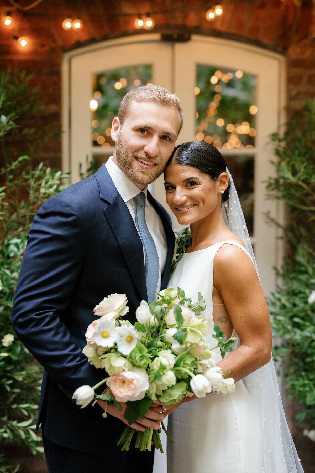 Bride & Groom Portrait by Lisa Blanche Photography