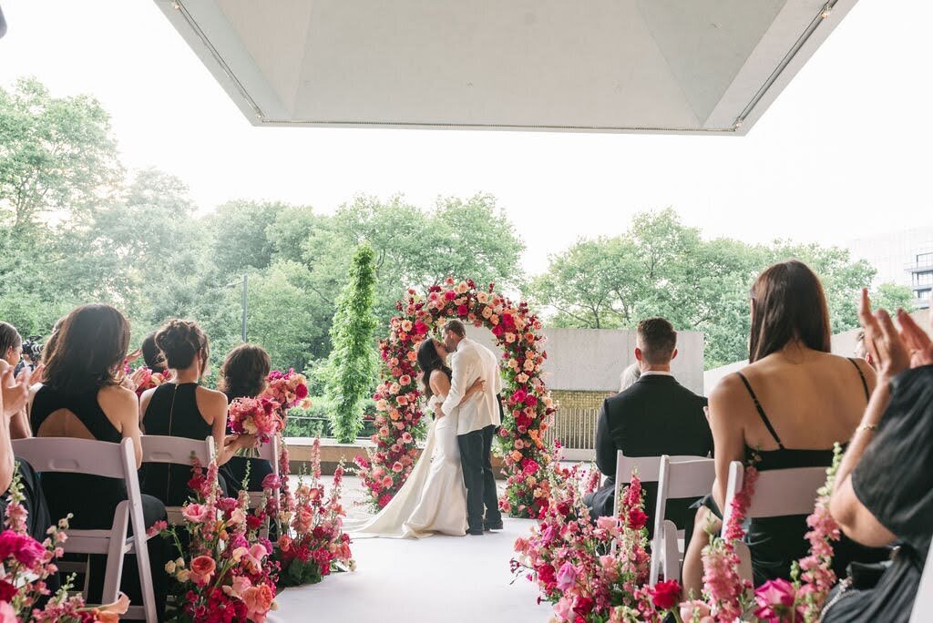 Carolyn and Rodney PInk Wedding at the Barnes Foundation15