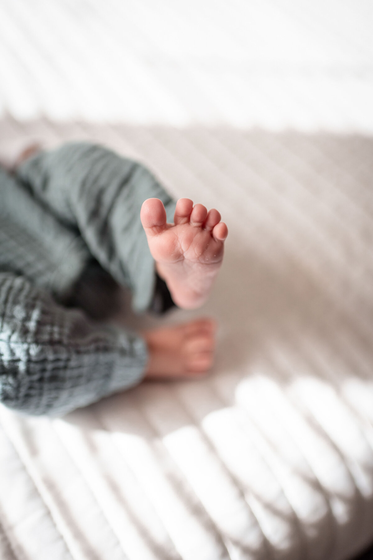 baby foot lifestyle newborn session northeast indiana bluffton fort wayne nursery photographer