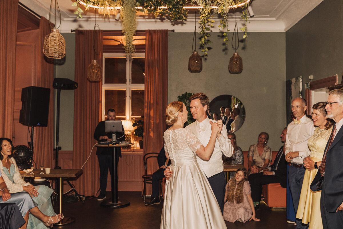 Bröllopsfotograf Stockholm fest och dans