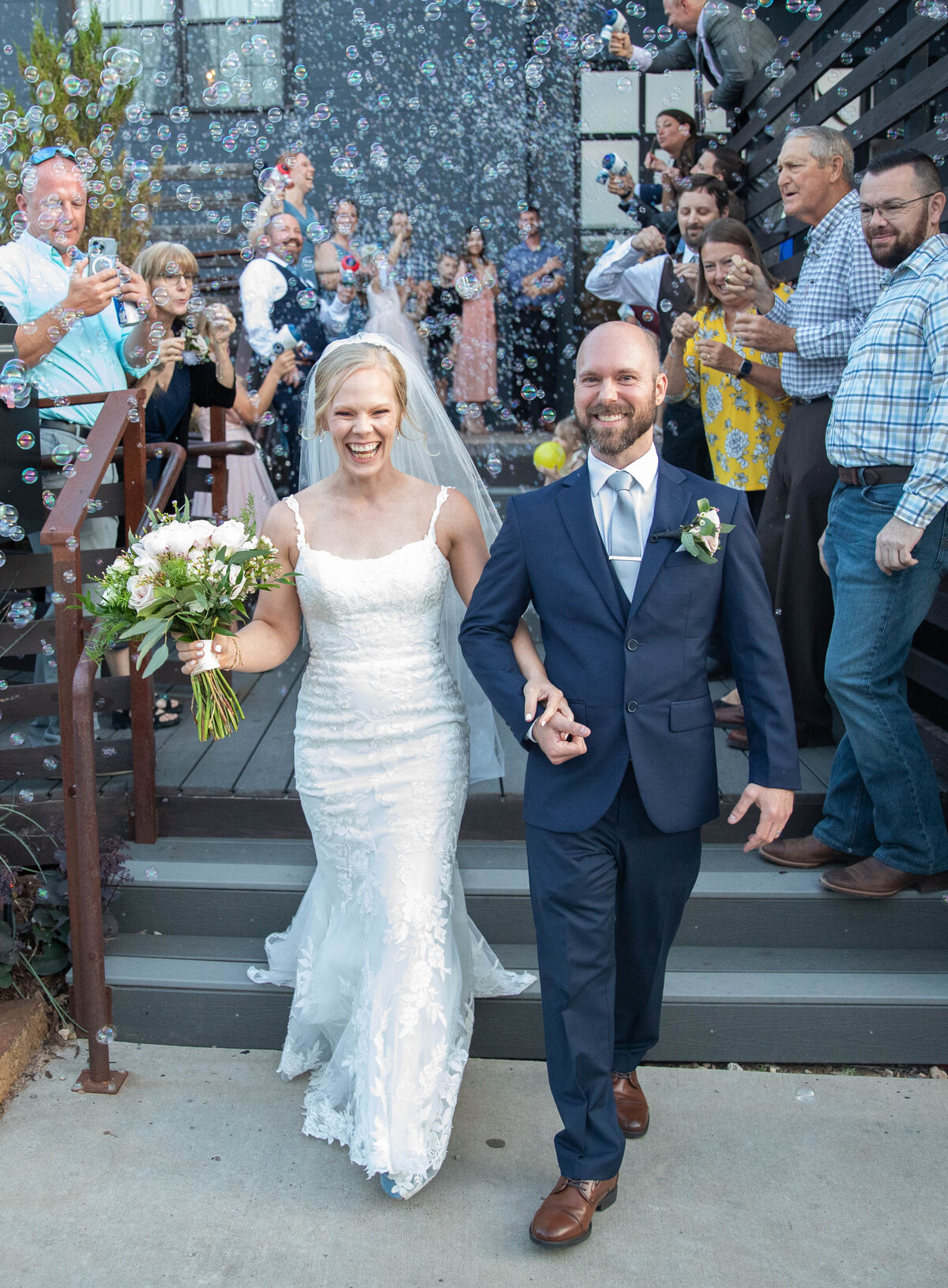 Wedding Bubbles send off