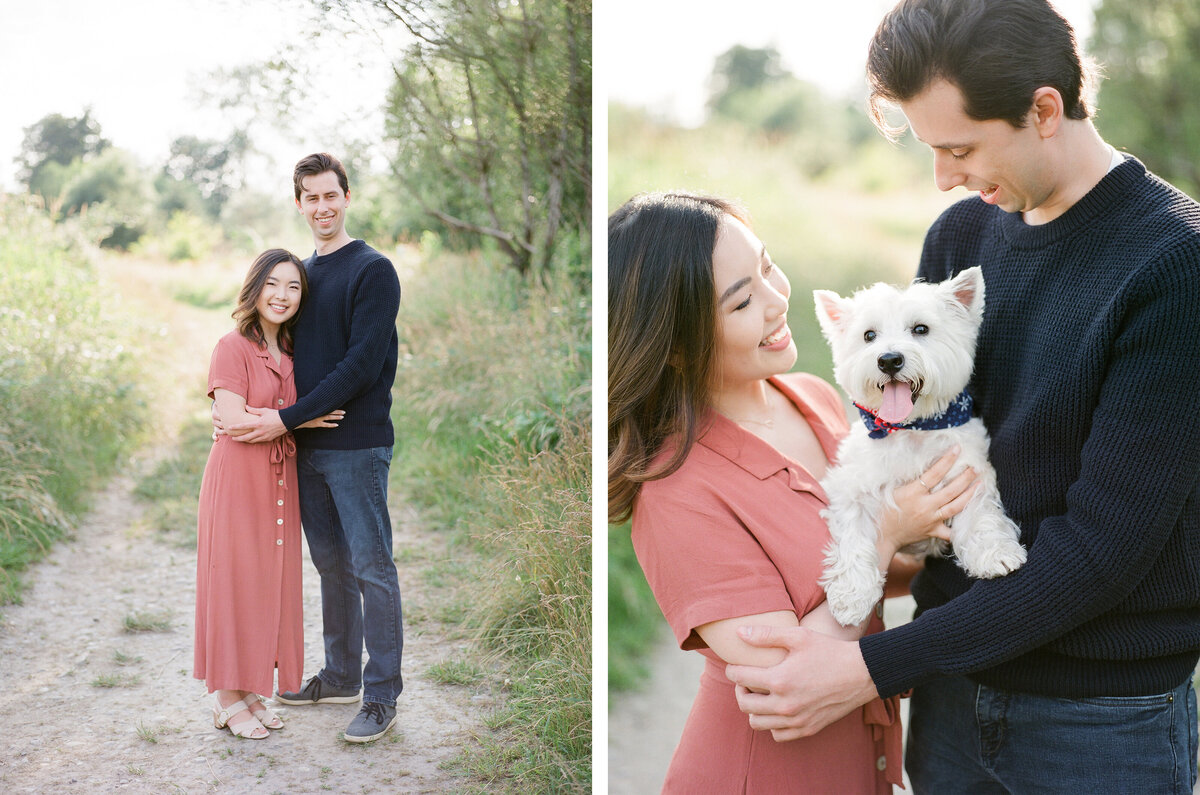 Fine Art Engagement Photography in Seattle - Mountain View Engagement - Film -1