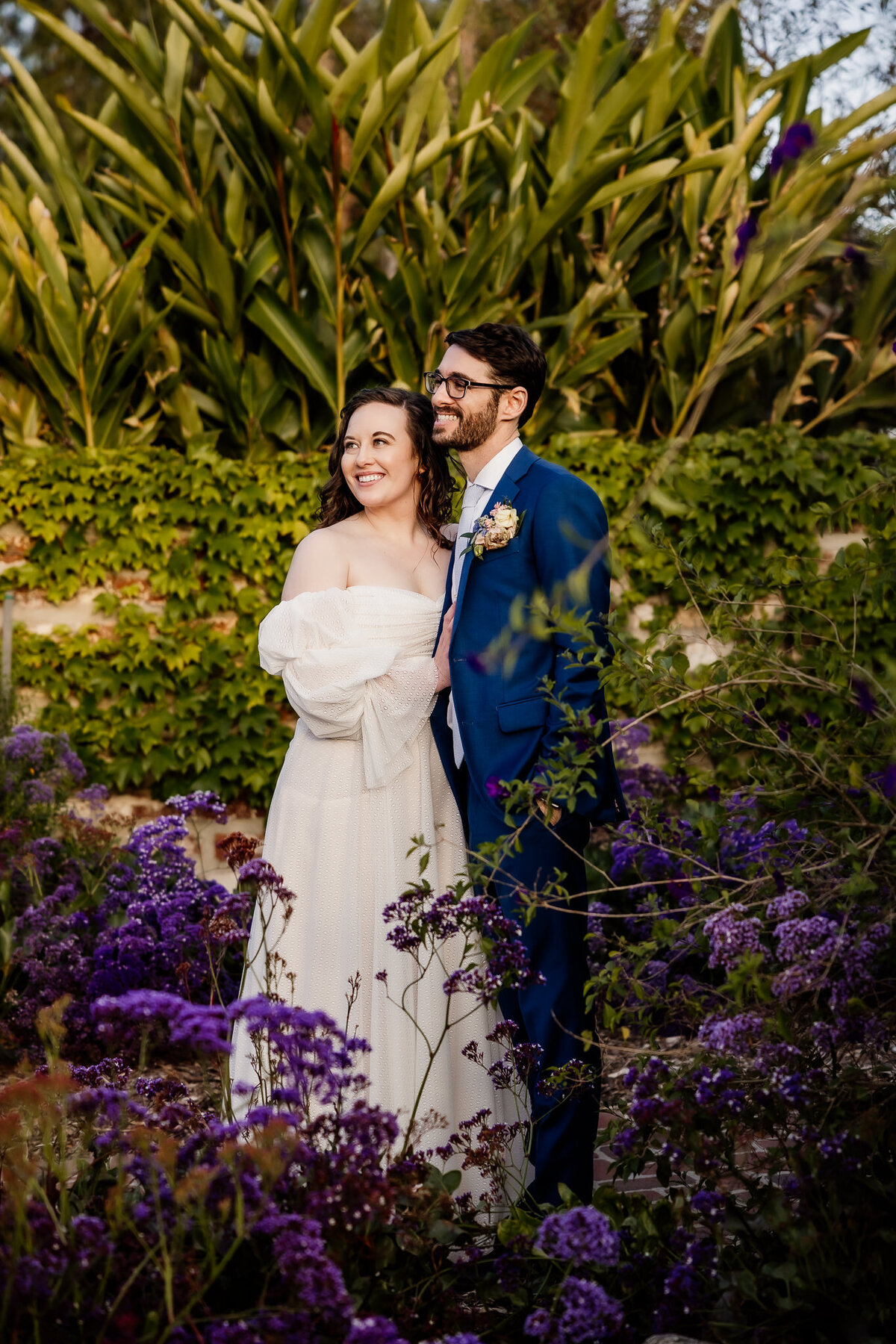 Archer Inspired Photography - Rachel and Alex Wedding - Rancho Los Cerritos Historic Site - Long Beach - Couple Photos-303