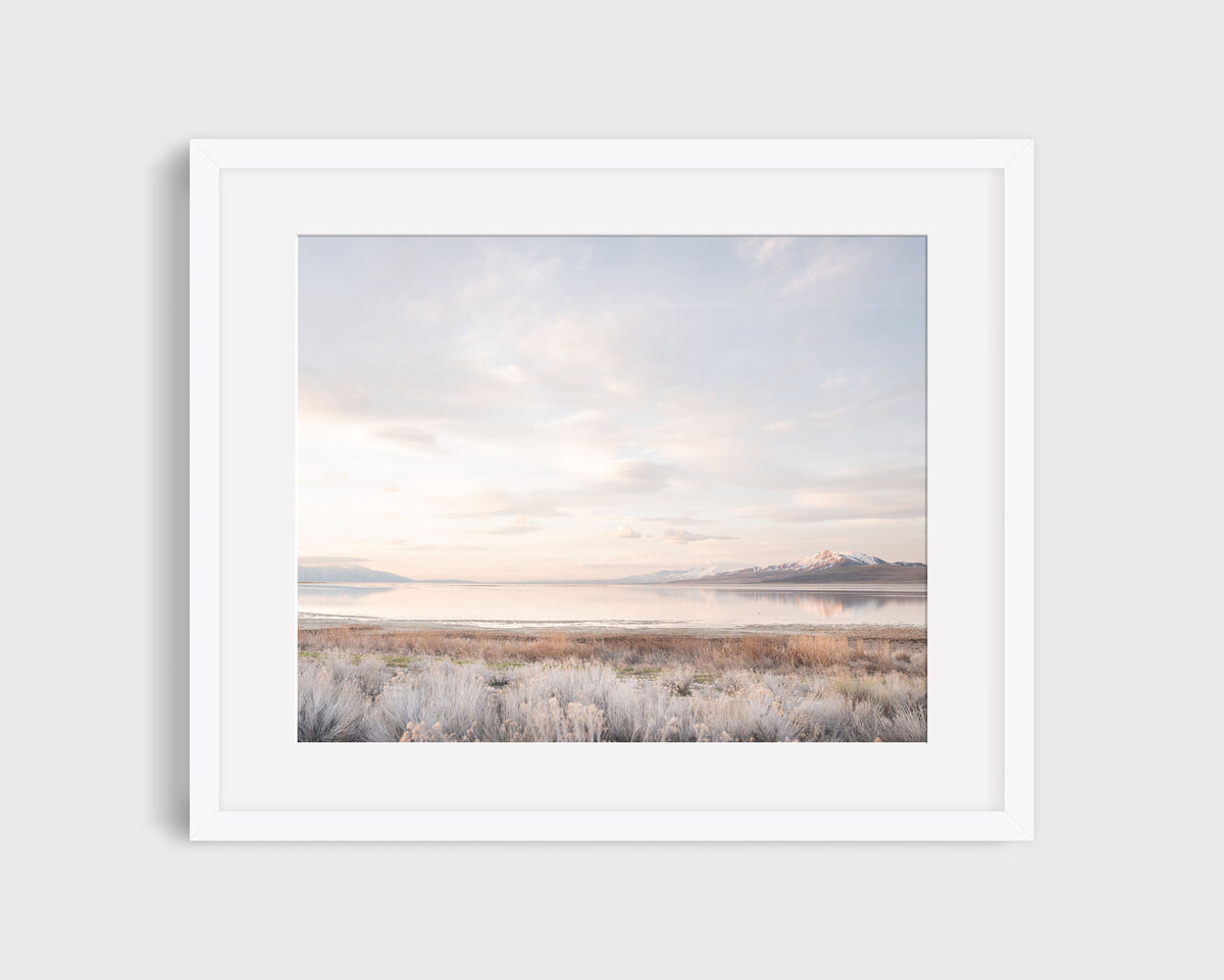 Antelope Island at Sunrise in frame