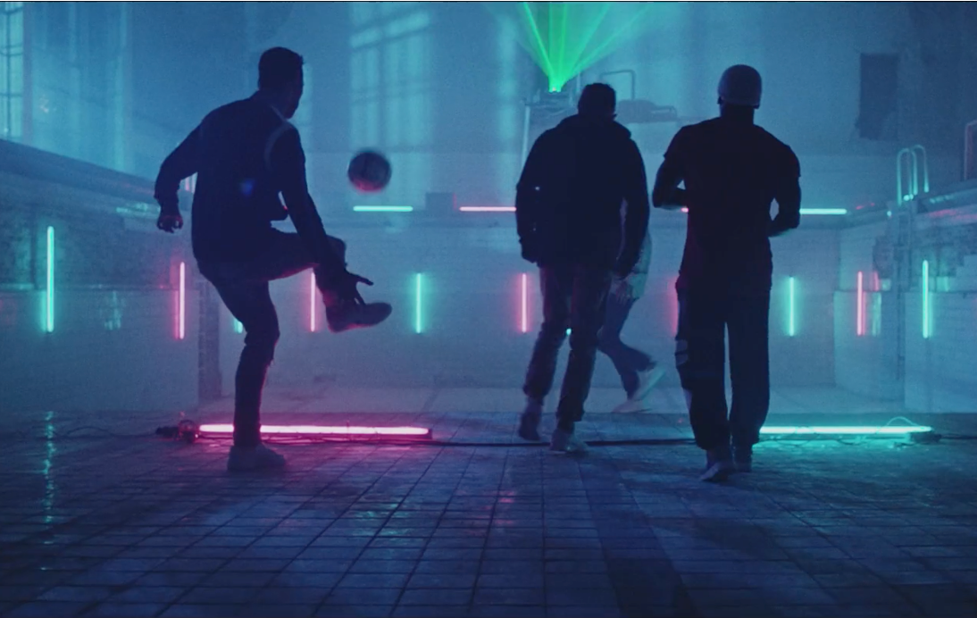 Commercial imagery for FILA featuring modern aesthetics and dynamic movement, shot by DOP Stephan Burchardt.