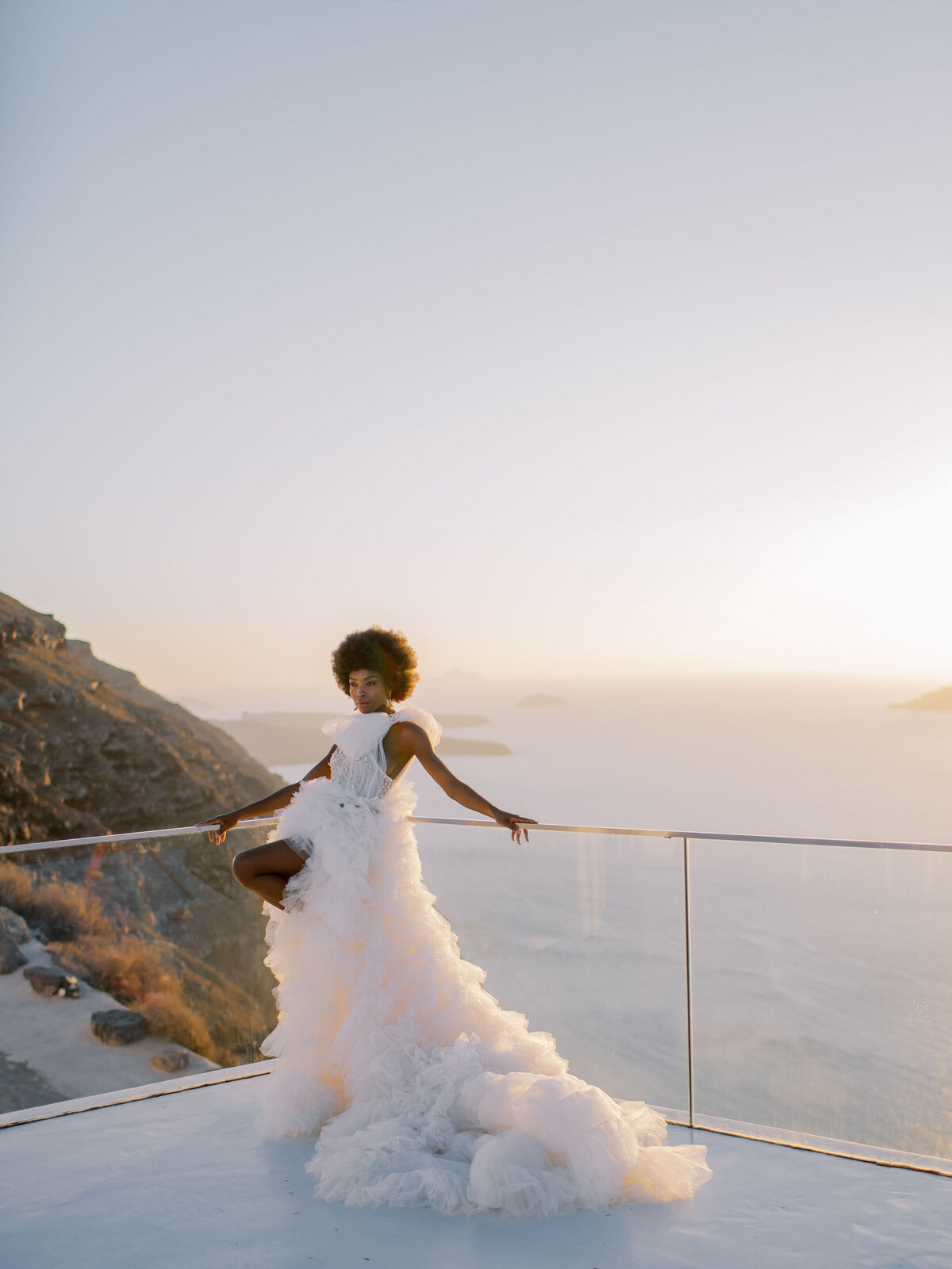 Greece Bridal Session Rocabella Santorini Millia London Gown Vicki Grafton Photography715