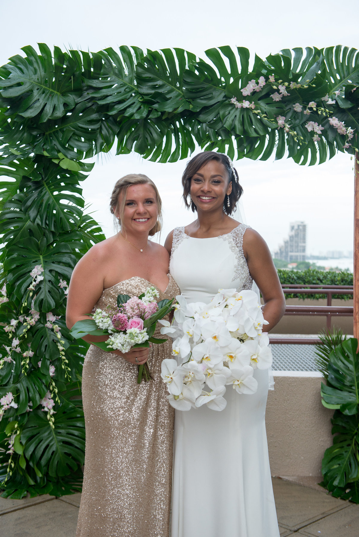 NFL Miami Dolphins Brandon Radcliff ShaKyra Radcliff Briza on the Bay Wedding Andrea Arostegui Photography-161