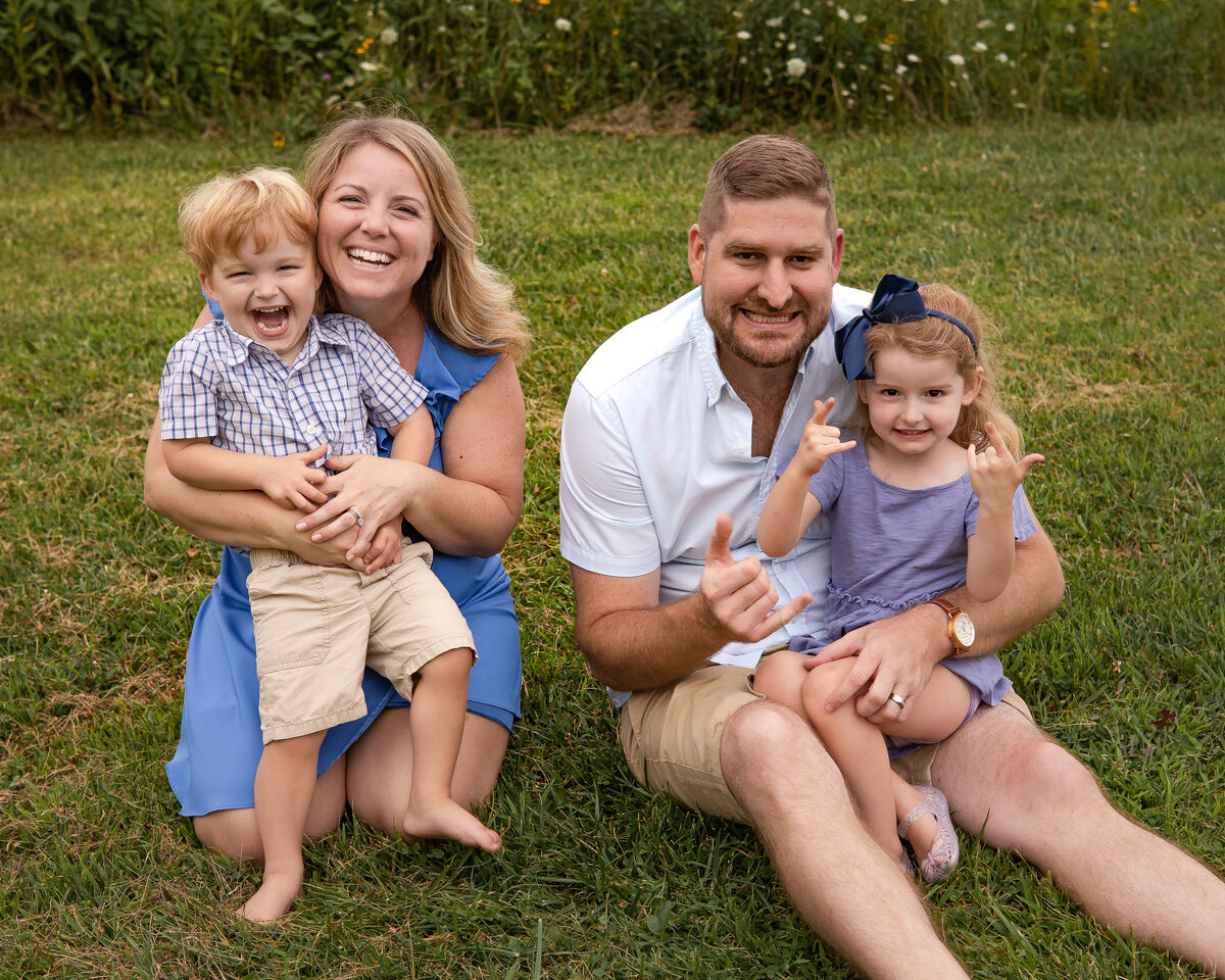 Family photo during session