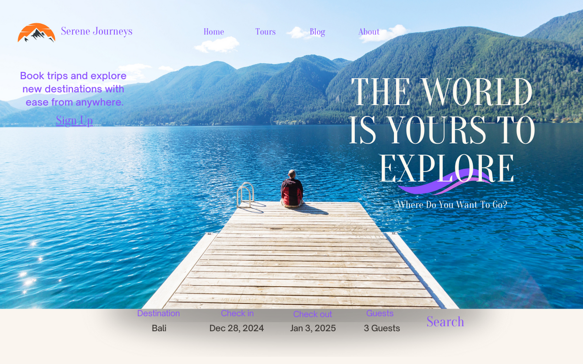 Modern Creative Agency Website Desktop Prototype