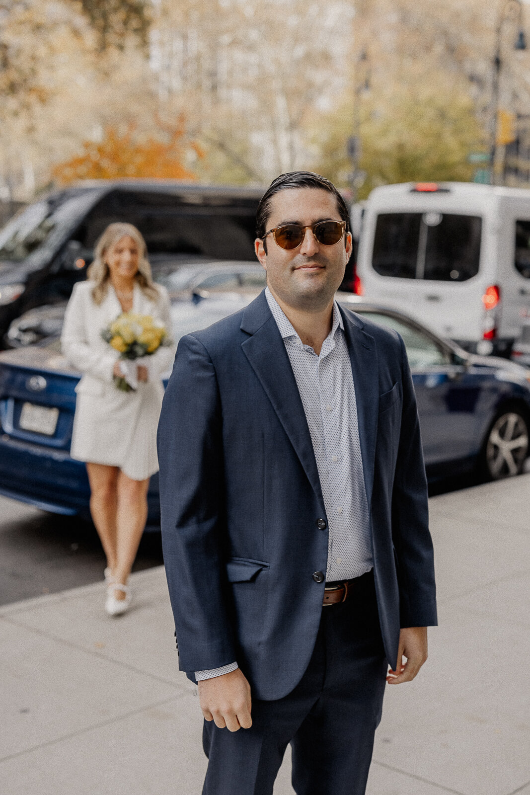 intimate wedding photographer brooklyn bridge