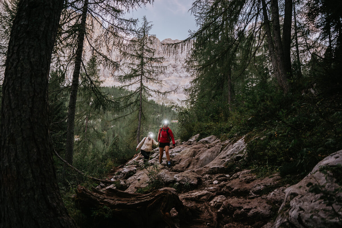 Elopement at Sorapis in Dolomites