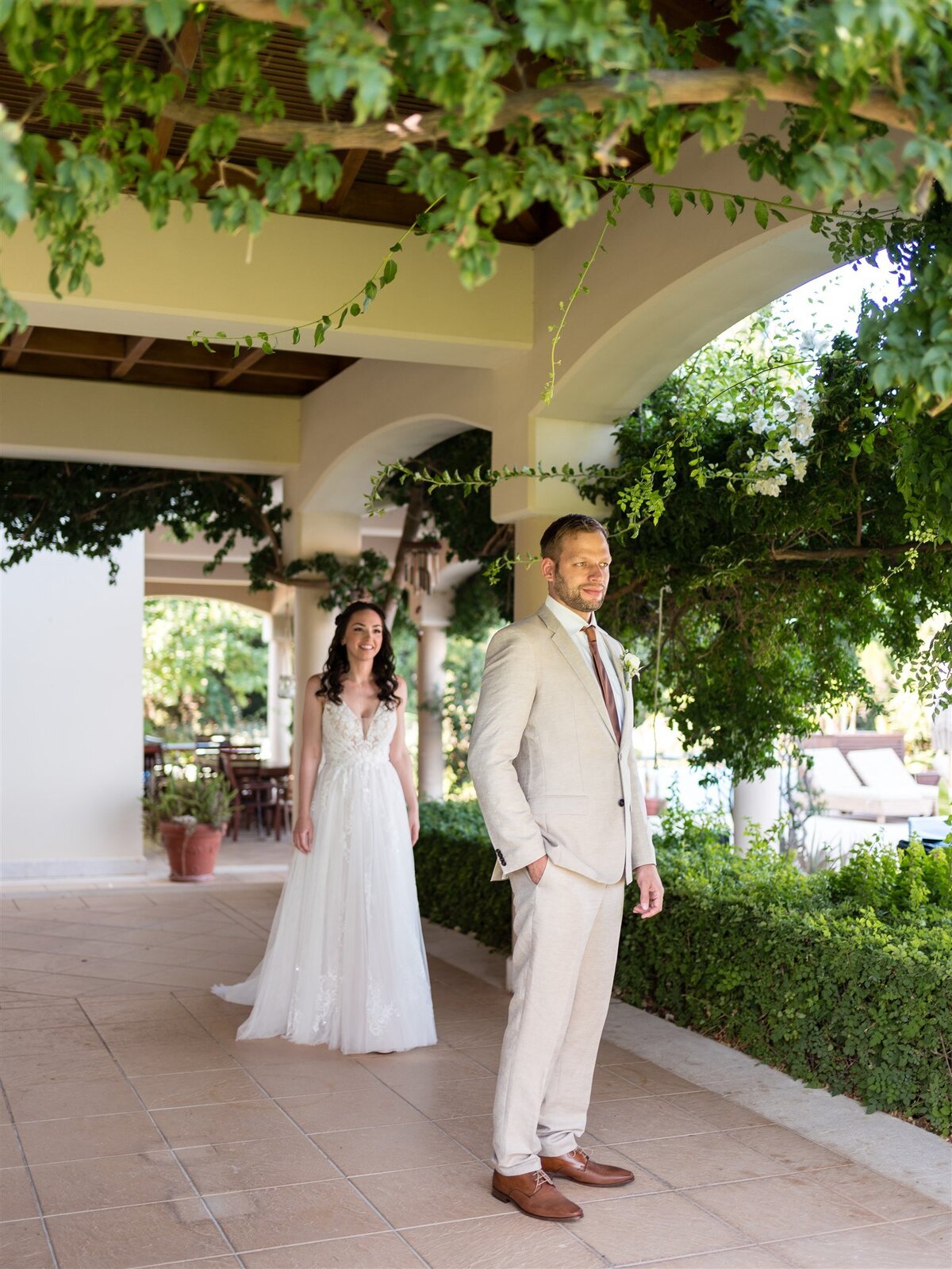 greek villa garden wedding (13)