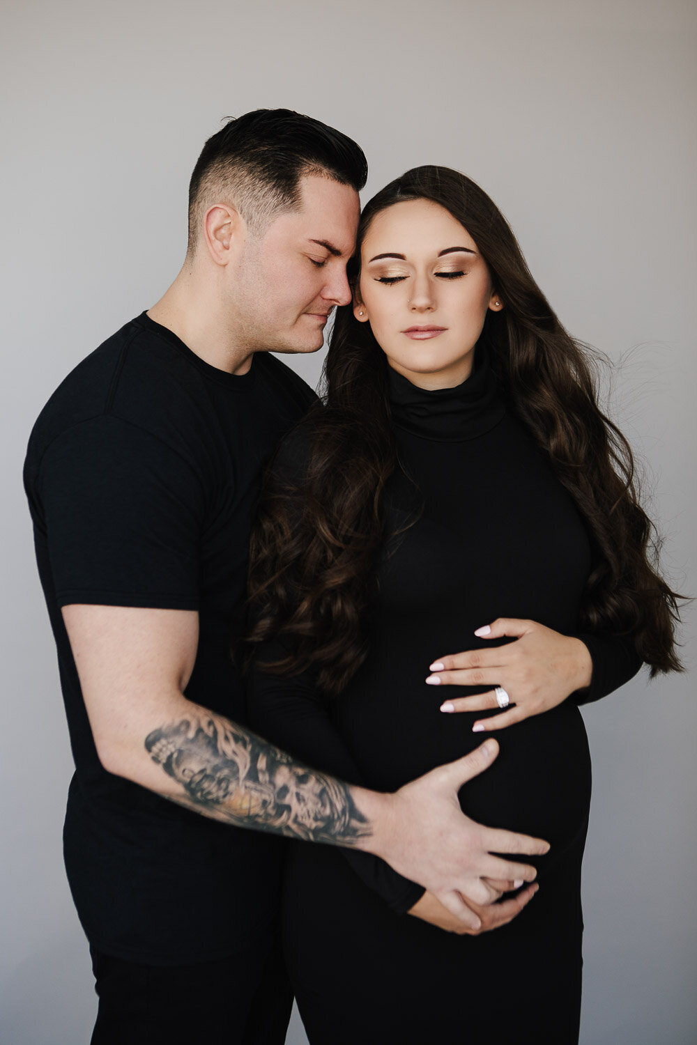 Portrait of pregnant couple