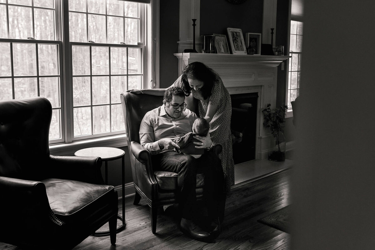 NJ Portrait Photographer captures family playing with 3 month old son