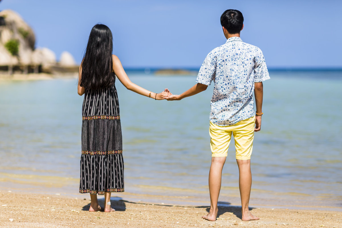 Beach Picnic Proposal on Koh Tao Thailand  (19)