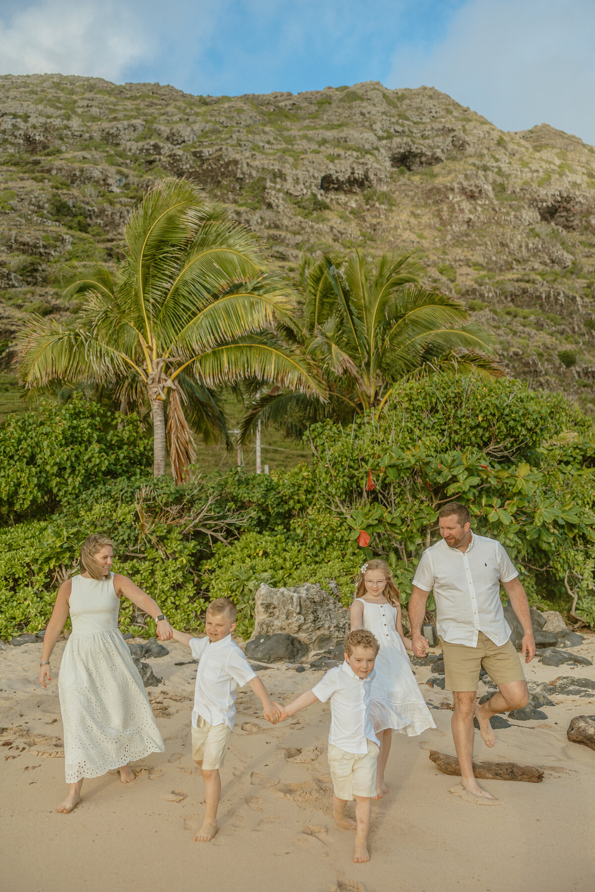 Beach Family Photos in Oahu