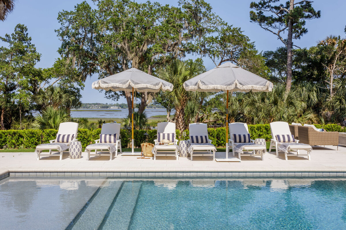 Lola Interiors Amelia Island Outdoor Pool