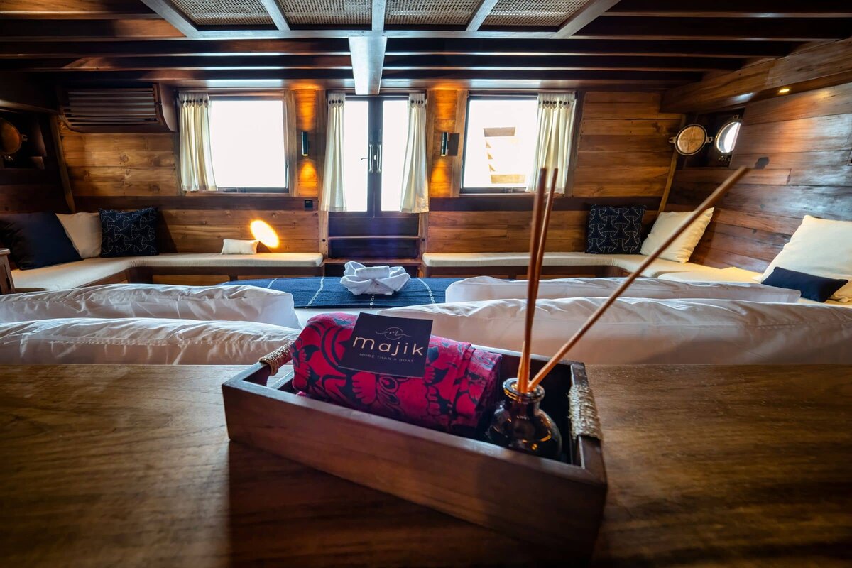 Majik Luxury Yacht Charter Raja Ampat Master Deluxe Cabin 2