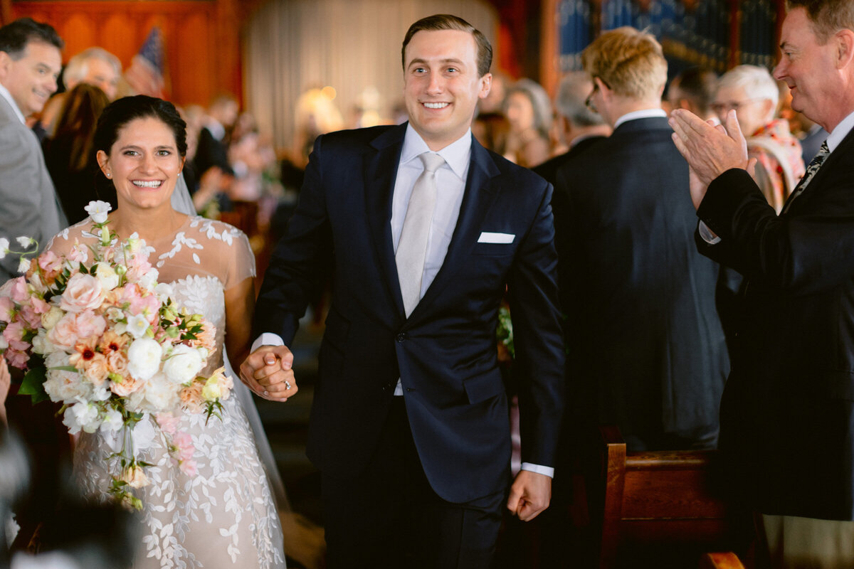 Kate-Murtaugh-Events-Watch-Hill-Chapel-bride-groom-recessional-Westerly-RI-wedding-planner