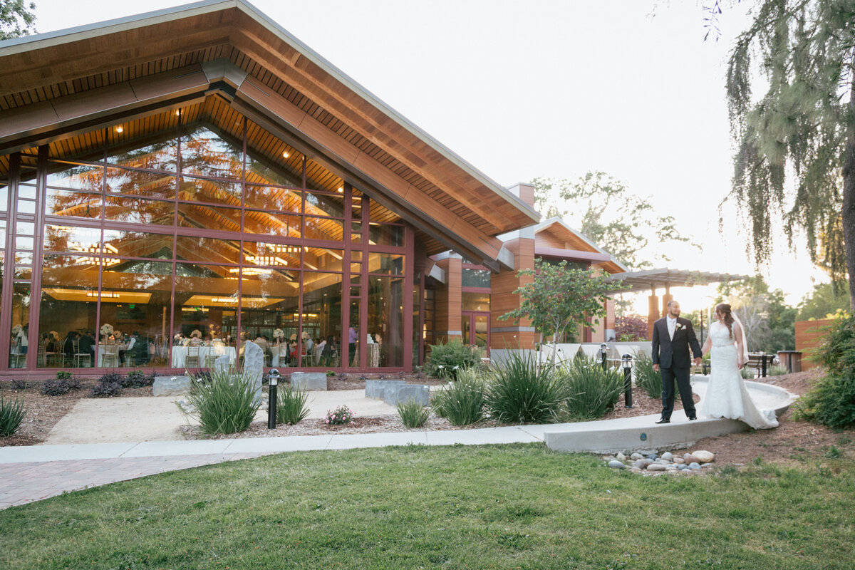 Outdoor Bay Area Wedding Couple