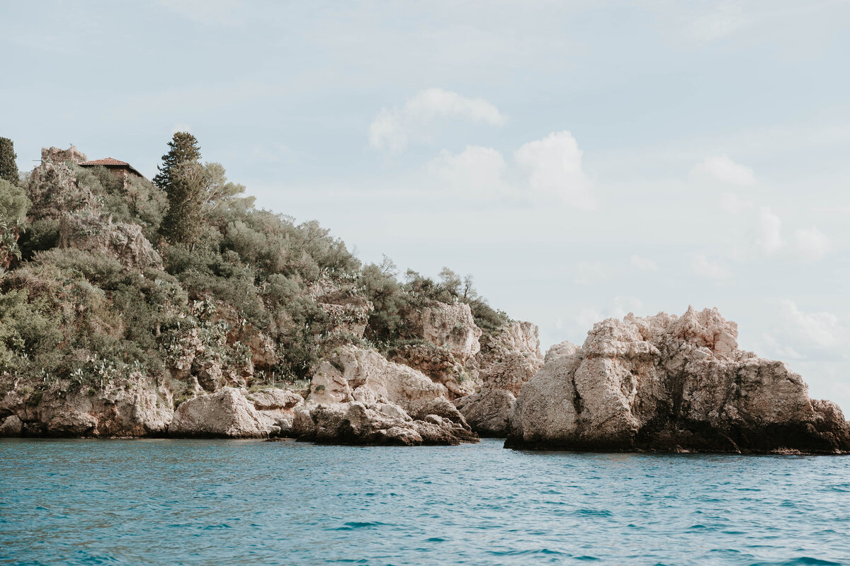 Fine Art Wedding Photo of landscape of ocean and rocks