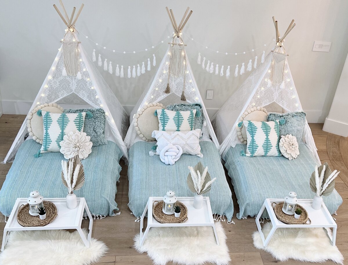 Teal Boho Teepee Party (13)