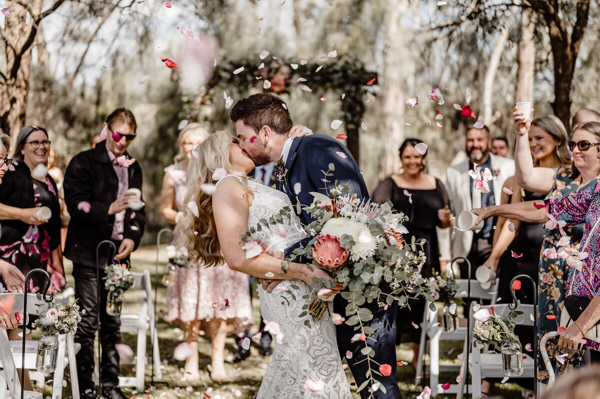 Wedding held in Mildura, VIC