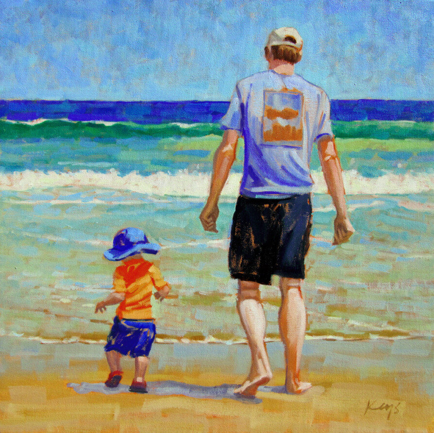 Family Portrait Painting by Ben Keys