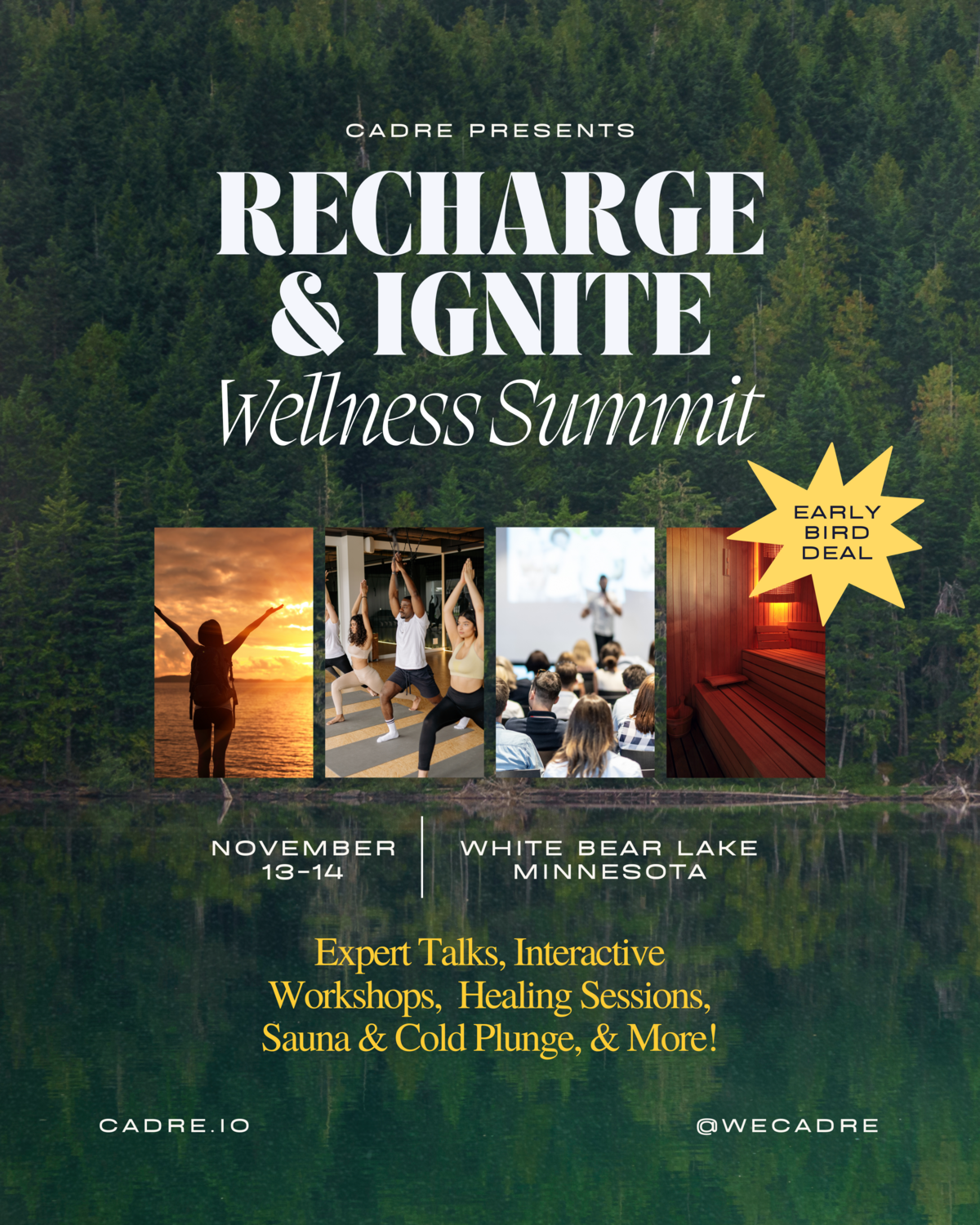 Cadre Wellness Summit Post Lake