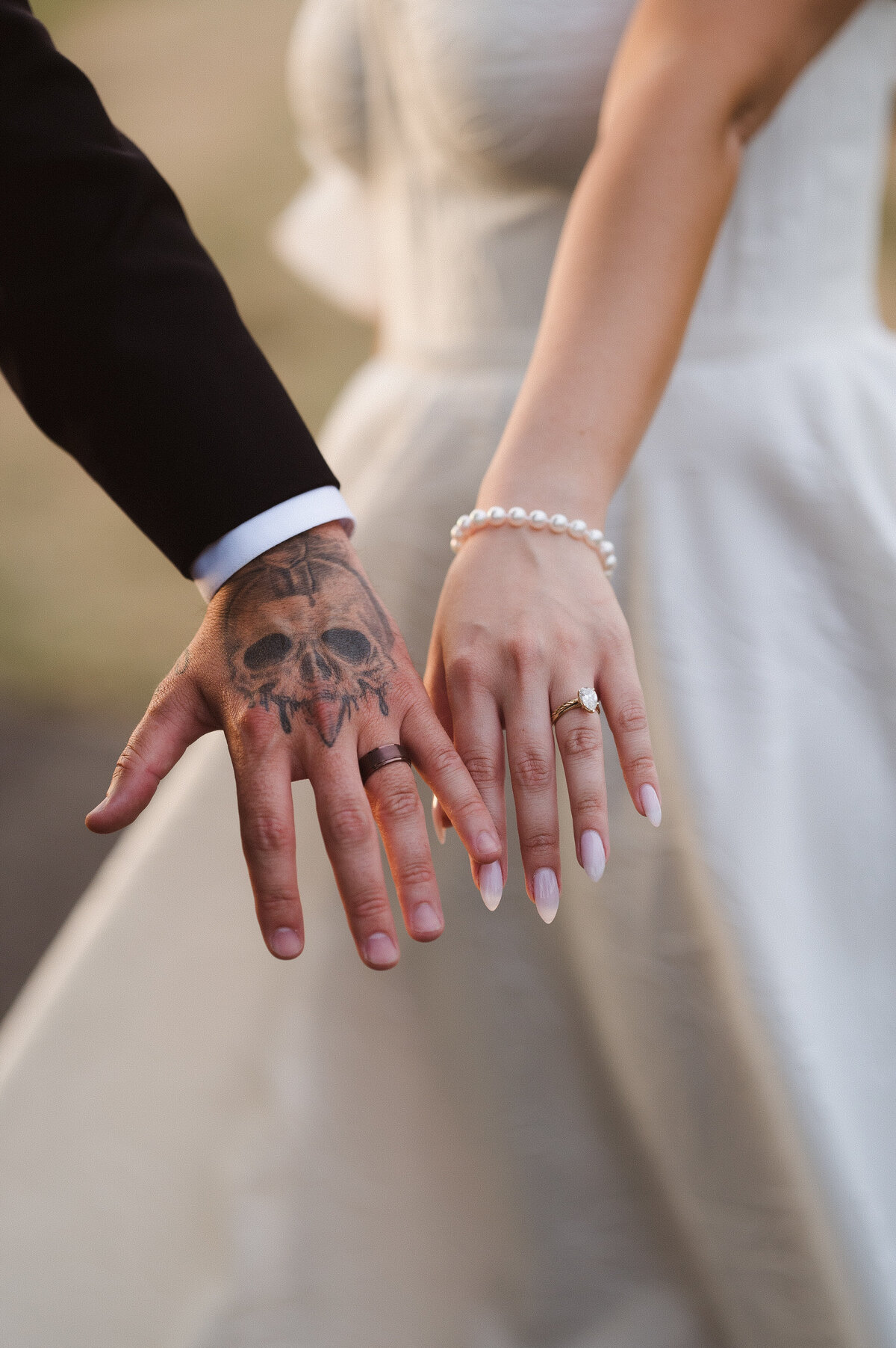 tattoo hands just married