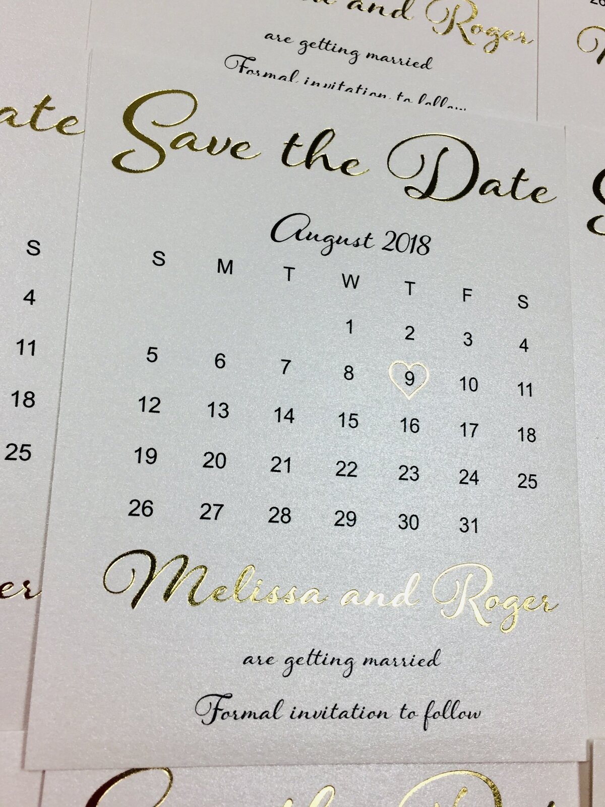 calendar save the date