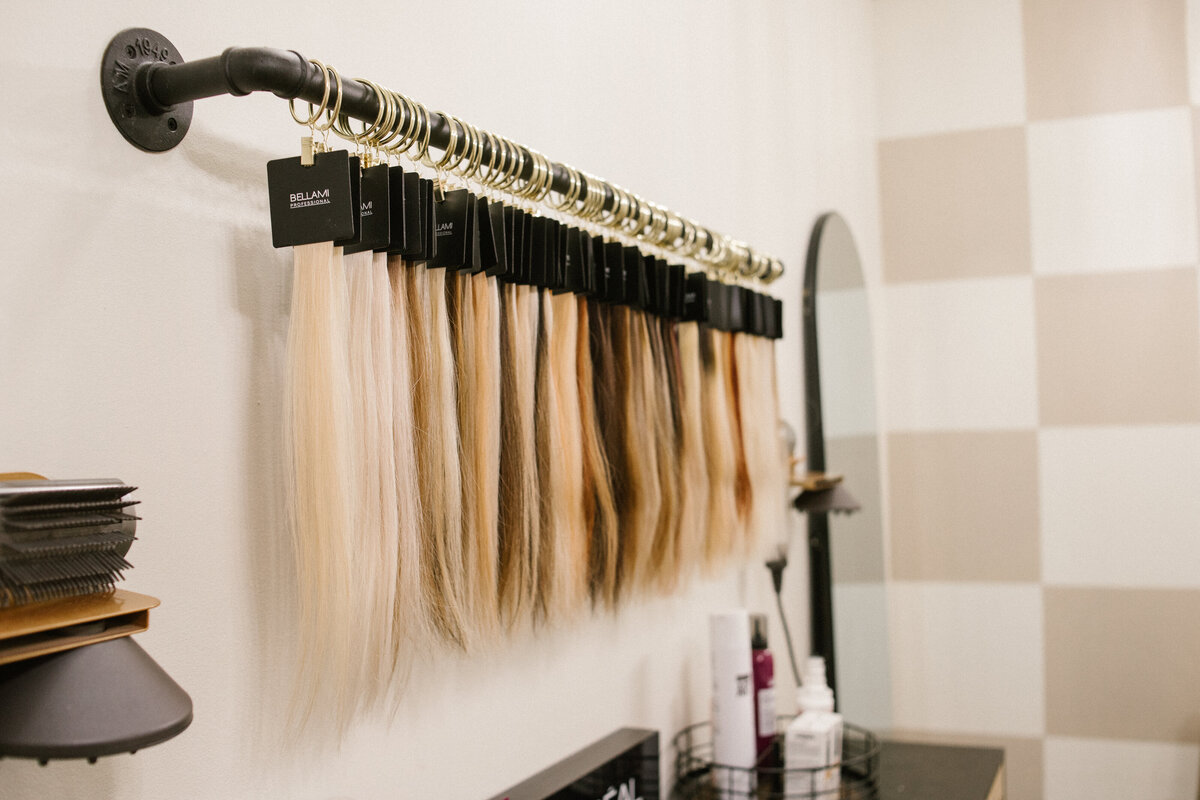 Experience the latest hair trend with Knoxville Hair Co.'s modern balayage hair extensions. Get your dream hair at our boutique salon in Knoxville!